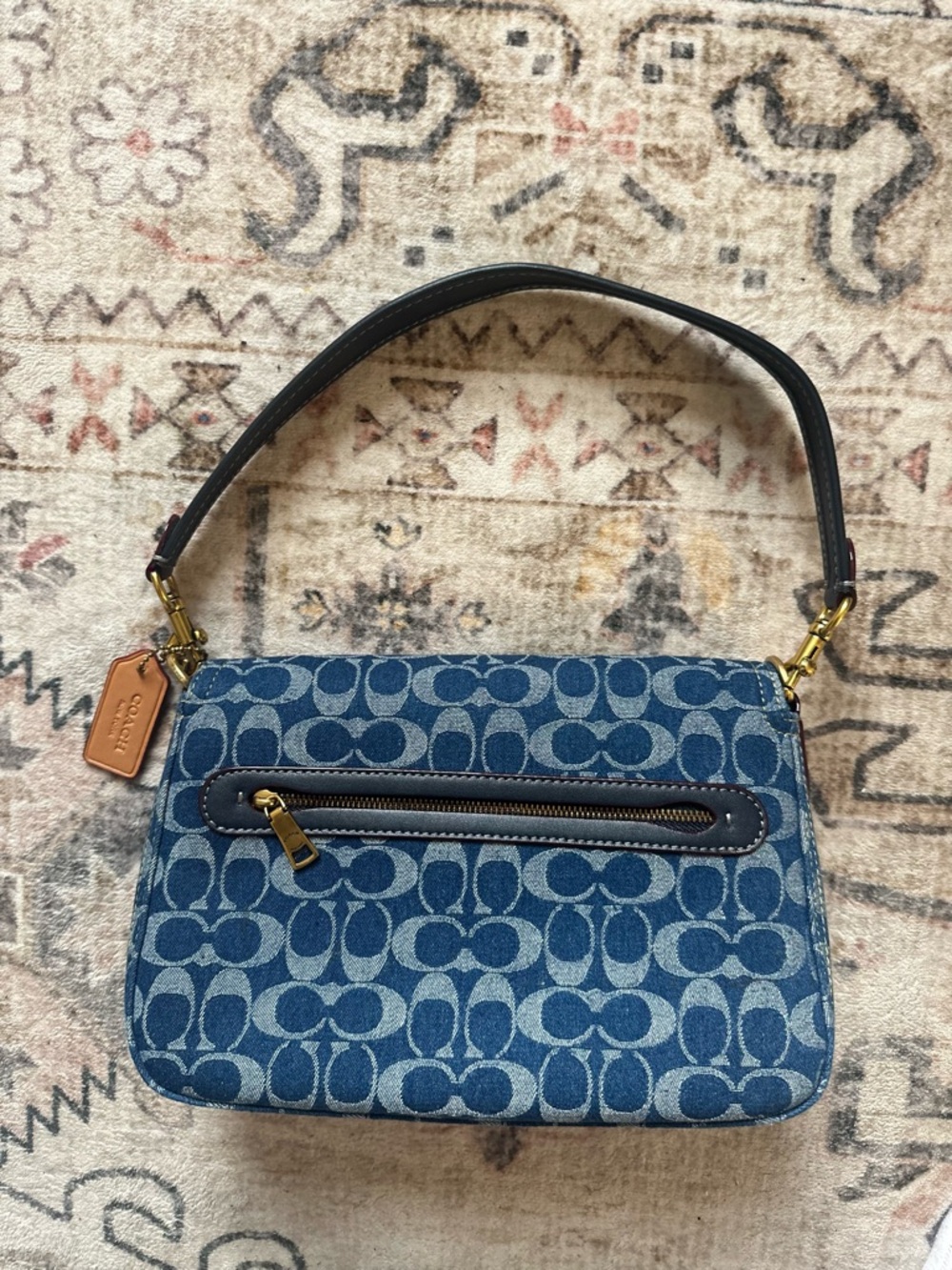 Coach Soft Tabby Signature Denim - Picture 2 of 4